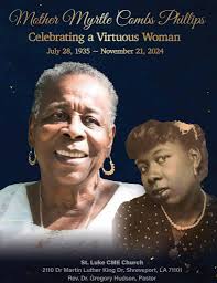 Mother Myrtle Combs Phillips Tribute Program by Denver Urban Spectrum