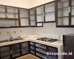 Kitchen set alumunium full kaca dan full acp. Jasa Kitchen Set Alumunium Di Depok Dan Sekitarnya