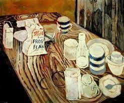 breakfast with john bratby. john