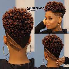 Make cornrows on the sides and leave the rest of the hair straight. 51 Best Short Natural Hairstyles For Black Women Stayglam Short Natural Hair Styles Mohawk Hairstyles For Women Natural Hair Styles