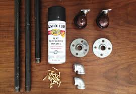 My initial plan was to use plumbing pipe because, hello gorgeous industrial curtain rods! Sarah Sherman Samuel Diy Garment Rack