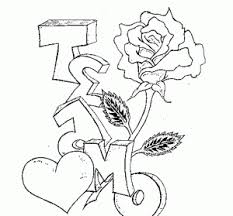 Dibujos De Amor Para Colorear Y Imprimir Dibujos Faciles De Amor Dibujos De Amor Dibujos