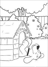 Clifford, el gran perro rojo para colorear. Clifford Free Printable Coloring Pages 21