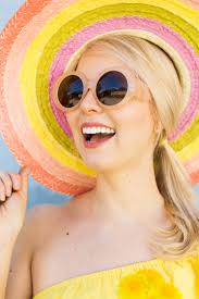 DIY Painted Rainbow Sun Hat