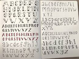 Bullets Journal Fonts Comprehensive Bullet Journal Ideas Bullet Journal Writing Bullet Journal Font Bullet Journal Hand Lettering