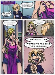 Threesome of her Dreams Porn comic, Rule 34 comic, Cartoon porn comic -  GOLDENCOMICS