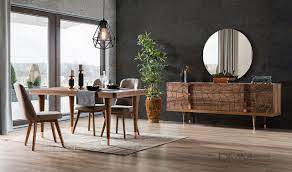 Beyazdan siyaha, cevizden meşeye kadar zengin renk seçenekleri ile evinizin dekorasyonuna ilham katıyor. Petra Ceviz Yemek Odasi Rmmhome Com Tr Modern Yemek Odalari Modelleri