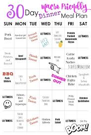30 Day Macro Friendly High Protein Dinner Plan Stay Fit Mom Macro Friendly Recipes Workout Food Protein Dinner