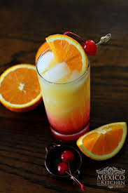 25 best ideas about fruity mixed. Tequila Sunrise Recipe Mexican Cocktail Recipe Mexico In My Kitchen
