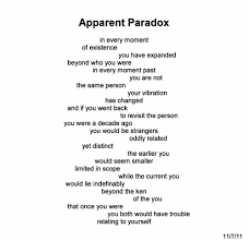 Apparent Paradox Paradox New Thought Words