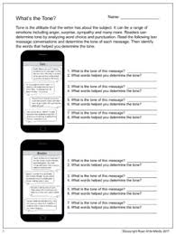 Text has several other senses as a noun. Tone In Text Messages Two Levels For Easy Differentiation By Read Write Middle