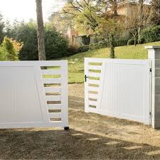 Check spelling or type a new query. Portail Battant Pvc Cedrela Blanc L 300 X H 130 Cm Portail Portillon Bois Portail Maison