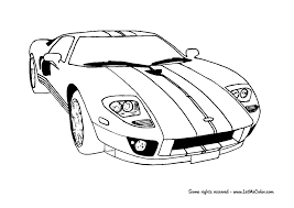 They are interested to cars and robots than the fairy classic coloring book. Ford Gt Racing Car Coloring Page Letmecolor