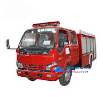 ISUZU small fire department utility truck