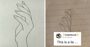 Like i first thought, the hand is no easy thing to draw. People Are Trying To Follow A Viral Hand Drawing Tutorial And They Re Failing So Bad It S Good 24 Pics Bored Panda