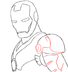How To Draw Iron Man Draw Central Select from premium looking over shoulder drawing images of the highest quality. how to draw iron man draw central