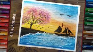 Gambar pemandangan bawah laut merupakan gambar yang cukup unik dan juga menarik bagi semuanya. Cara Menggambar Pemandangan Laut Gambar Menggunakan Crayon Cara Menggambar Gambar Pemandangan