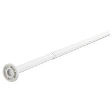 Botaren Douchegordijnstang Wit 120 200 Cm Ikea Gordijnroeden Douchegordijnringen Ikea