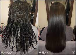 Before Hair Was Very Frizzy And Curly After The Yuko Hair Straightening Hair Was Straight Non Frizzy Gl Yuko Hair Straightening Before After Hair Hair Styles
