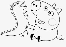 Peppa Com Brinquedo Desenhos Para Colorir