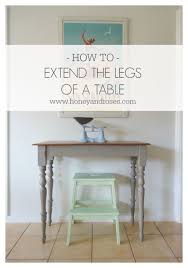 How To Extend The Legs Of A Table Diy Table Legs Furniture Fix Table
