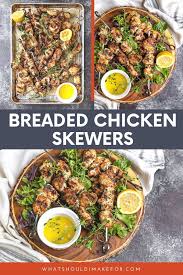 Breaded Chicken Skewers Recipe Tasty Grilled Chicken Recipes Chicken Skewers Grilled Chicken Recipes