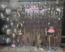 Nilstorey 90s themed party decorations for adults, back to the 90s balloon hip hop disco 90th birthday party supplies with mini pump (4pack) macbanmolly. 25th Birthday Disco Ball Party Disco Birthday Party Disco Party Decorations Disco Theme Parties