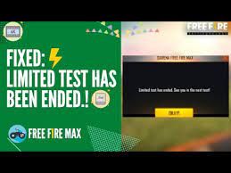 Free fire max is an outstanding battle royale that offers a really fun and addictive game experience. Free Fire Max Fixed Limited Test Has Ended See You In Next Test Problem Solved Free Fire Max Youtube