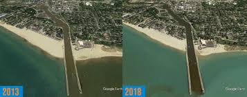 Southwest Michigan beaches shrink as Lake Michigan rises