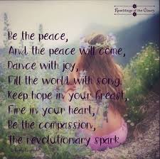 Be The Peace Peace And Love Peace Spiritual Quotes