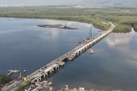 CPTM conclui etapa de obra da Ponte A Tribuna para expansão do VLT da Baixada Santista