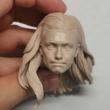 1/6 Scale DIY Scarlet Witch Wanda Head Sculpt Model for 1/6 Female Figure  Body