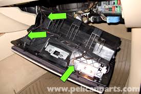Also yes, there is an electronically actuated motor in the glove box of verts, so that when you lock the car, the glove box also locks (the glove box does not open or close electrically). Bmw E90 Glove Box Replacement E91 E92 E93 Pelican Parts Diy Maintenance Article