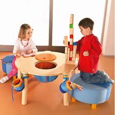 Haba Round Play Table For Children Chalk Table Circle Table Kids Room