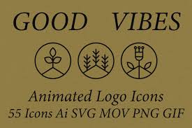 50 Good Vibes Animated Icon Logos In 2020 Animated Icons Good Vibes Animation
