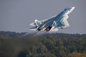 A moins que le spectacle soit le mensonge russe. L Armee Russe Recoit Le Premier Exemplaire De Son Nouvel Avion De Chasse Cinquieme Generation