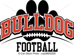 We are please to announce that our new bulldogs football dawgs store is now open for business. Vector Illustration Of Bulldog Football Team Design With Large Paw Print For Csp38642226 Search Clipa Bulldogs Football Football Team Shirts Spirit Shirts