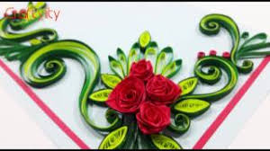 2nd, use tweezers to make the circular shape pattern. Diy Paper Quilling Flowers Cards Tutorial Art How To Make Paper Quilling Rose Flower Card Ideas Youtube