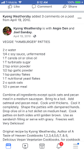 Pin By Debbie Azarowicz On Entree Vegetarian Hamburger Patties Patties Canola Oil