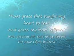 Was blind, but now i see. Amazing Grace Lyrics Youtube