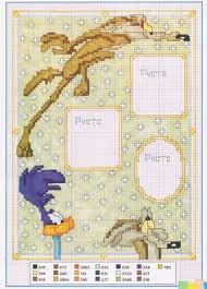 Look for a depression along each seam. 23 Looney Toons Road Runner W Coyote Ideas Stitch Cartoon Disney Cross Stitch Cross Stitch Patterns