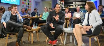 März 2018 bundesministerin der justiz und für verbraucherschutz im kabinett merkel iv. Katarina Barley Ingo Dachwitz Cherno Jobatey Fakten In Digitalen Zeiten Udldigital Talkshow