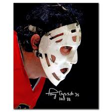 Esposito, gainey celebrate legacies with stars, lightning in cup final esposito was 'goal machine' in more ways than one esposito brothers honored by blackhawks, tony shows off old mask Tony Esposito Chicago Blackhawks Mask Autographed 16x20 Nhl Auctions