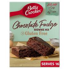 Angereichertes mehl gebleicht (wärmemehl, niacin, eisen, thiamin mononitrat, riboflavin, folsäure),zucker, maissirup, sauerteig (backsoda, . Betty Crocker Gluten Free Chocolate Fudge Brownie Mix Ocado