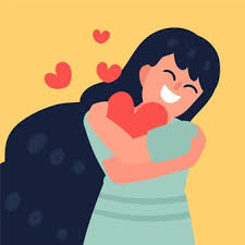 Concepto Ilustrado De Amor Propio Vector Premium
