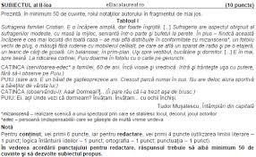 Maybe you would like to learn more about one of these? Subiectul Al Ii Lea In Curs De Editare Bacalaureat