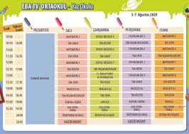 2020 yılı aöf yaz okulu hakkında bilgi. 7 Agustos Cuma Eba Yaz Okulu Ders Programi Eba Tv Uzaktan Egitim Ders Programi Ilkokul Ortaokul Ve Lise Dersleri Saat Kacta Baslayacak