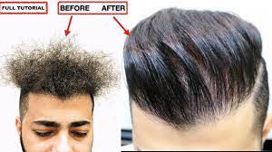 Apply the whole mask on every section. Curly To Straight Hair Permanent Keratin Treatment Natural Hair No Frizzy Hair Men S Hairstyle Youtube