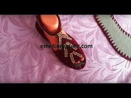 Hazir Tabanli Orgu Patikler Orgu Kece Tabanli Tig Isi Serit Boncukla Suslenen Ev Terligi Modeli Ya Erkek Ayakkabi Modasi Christian Louboutin Moda Ayakkabilar