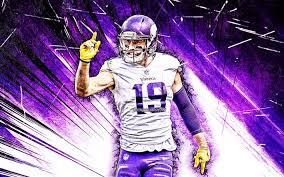 Valhalla, viking, video games, video game art. Download Wallpapers 4k Adam Thielen Nfl Grunge Art Minnesota Vikings Wide Receiver American Football Adam John Thielen National Football League Violet Abstract Rays Adam Thielen Minnesota Vikings Adam Thielen 4k For Desktop